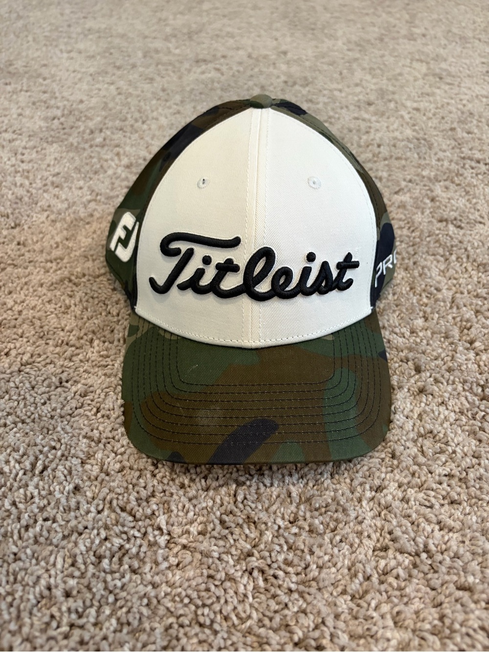 Titleist Camo Golf Cap with Black Trim